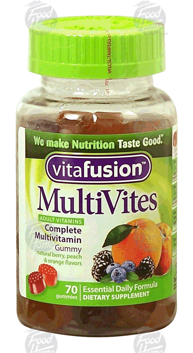 vita fusion Multi Vites multivitamin for adults, gummies, natural berry, peach and orange flavors Full-Size Picture